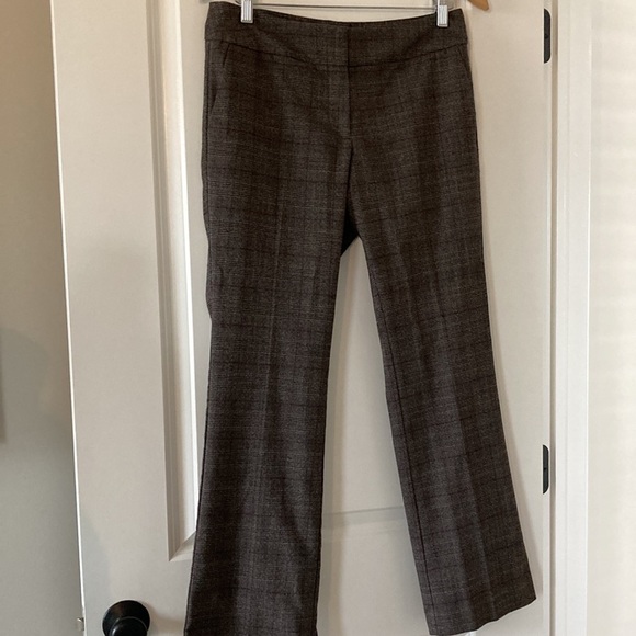 Ann Taylor Factory petite 6 signature pants plaid brown - Picture 7 of 12
